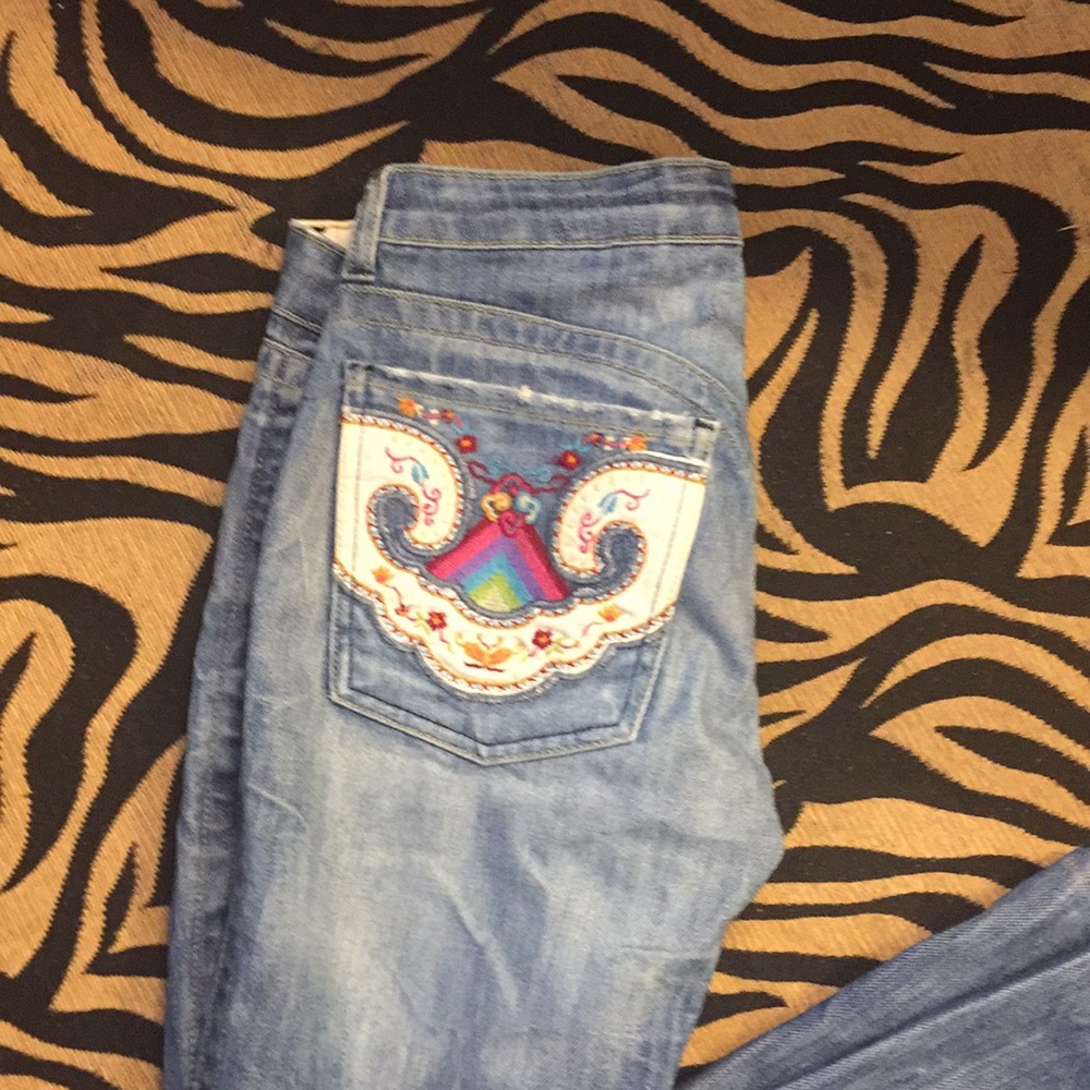 Embroidered jeans